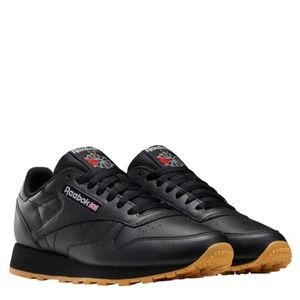 Mens Reebok Classic Shoes Black 
